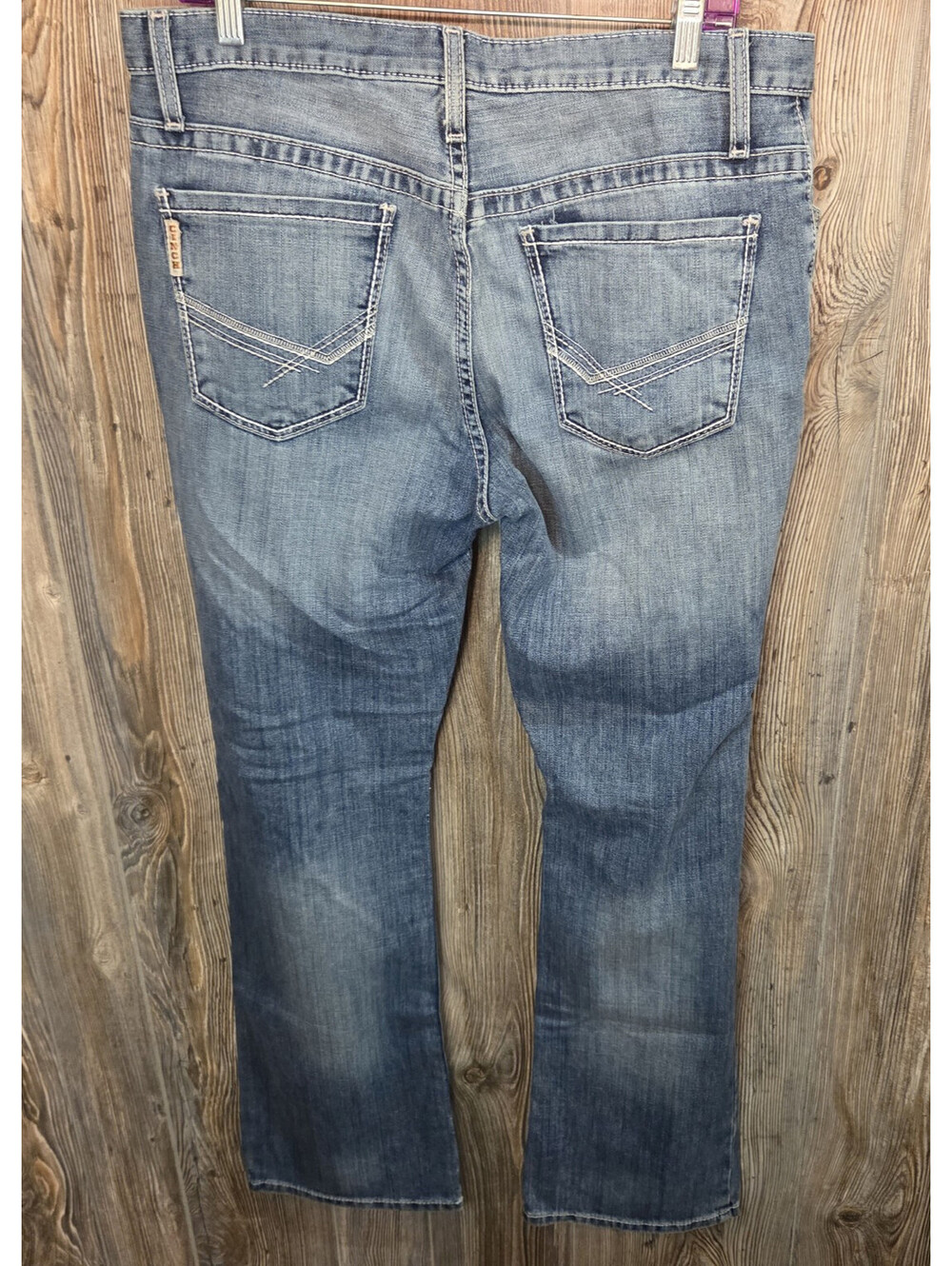 Cinch Ian Denim Blue Jeans Men Sz 33x32 Bootcut White Label Western Cowboy Ranch